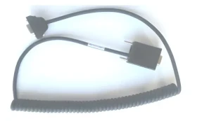 ZEBRA spirálový kabel RS232-DB9 černý / Kabel / Pro čtečky čárových kódů / 0,8 m (CBL-58918-03)