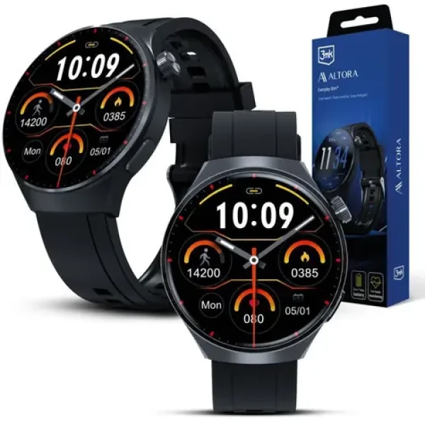 3mk Altora Everyday Slim / Chytré hodinky / 1.39" TFT 60Hz / IP68 / BT 5.3