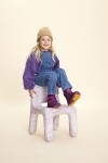 Affenzahn Mid boot Vegan Comfy Reflex Berry Bird