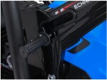 Mamido Dětský elektrický traktor MEGA D68 24V s přívěsem modrý