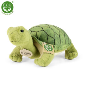 Plyšová želva Agáta zelená 25 cm ECO-FRIENDLY