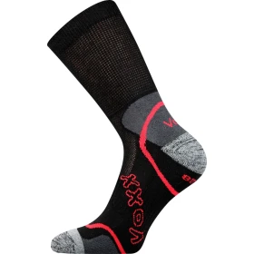 VOXX Ponožky sportovní METEOR s jemným lemem ČERNÉ 35-38 110956