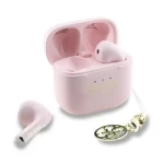 Guess Classic Logo Charm TWS Bezdrátová Sluchátka Pink (57983124136)