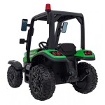 Mamido Dětský elektrický traktor BLAST s přívěsem 2x200W zelený