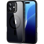 ESR Classic Hybrid HaloLock Case zadní kryt na mobil Apple iPhone 16 transparentní, černá Kompatibilní s MagSafe