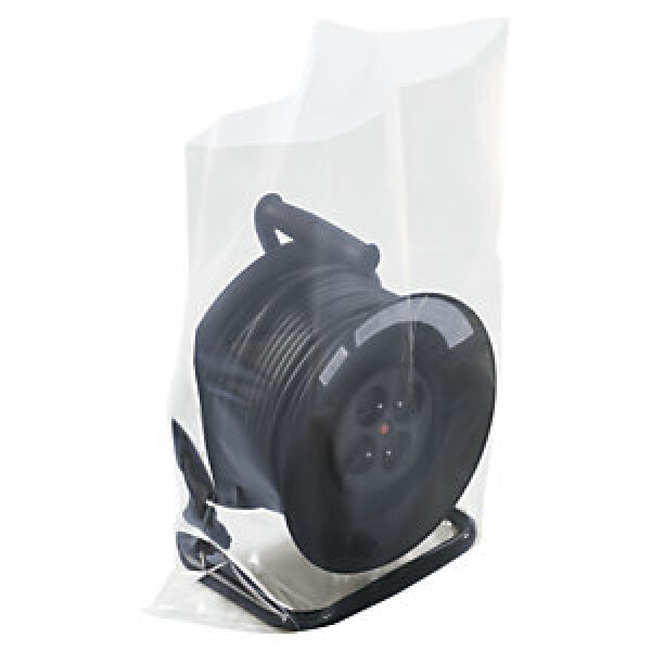 500 x Ploché sáčky 350x450mm, 100% recyklované, materiál LDPE, tloušťka 100µm | RAJA