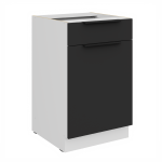 Spodní skříňka Aria 50 D 1F 1S BB - Premium Box Barva korpusu: Bílá, Barva dvířek: GR - Graphite AFM