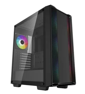 DEEPCOOL CC560 ARGB V2 černá / ATX / 1x USB-A 3.0 / 1x USB-A 2.0 / 4x 120mm ARGB / bez zdroje / průhledná bočnice (R-CC560-BKTAA4-G-2)