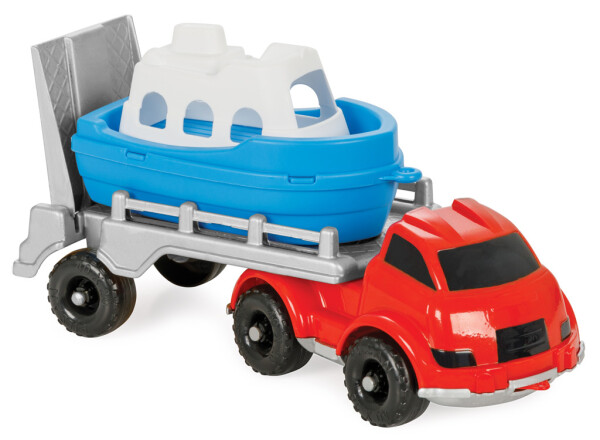 Auto nákladní na písek s lodí - Play Doh