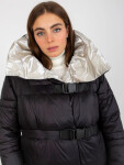 Černá zimní bunda s odepínacími rukávy Factory Price (TR8139) odstíny černé S (36)