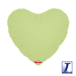 Světle zelený balónek srdce 35 cm Světle zelený balónek srdce 35 cm