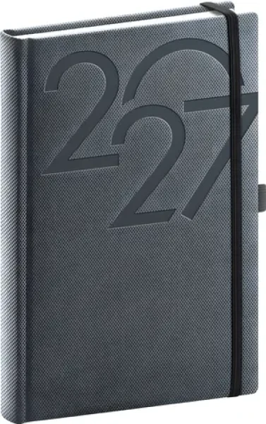 NOTIQUE Ajax 2027 černá / Denní diář / 15 × 21 cm