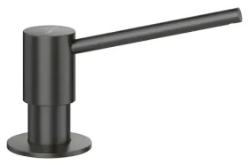 Villeroy Boch Dávkovač saponátu antracit / Dávkovač saponátu / 250 ml / nerezová ocel (92362005)