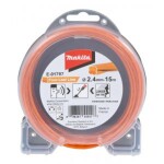 Makita E-01797 struna nylonová 2.4mm 15m oranžová (E-01797)