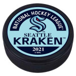 Mustang Puk Seattle Kraken NHL Textured Block Puck