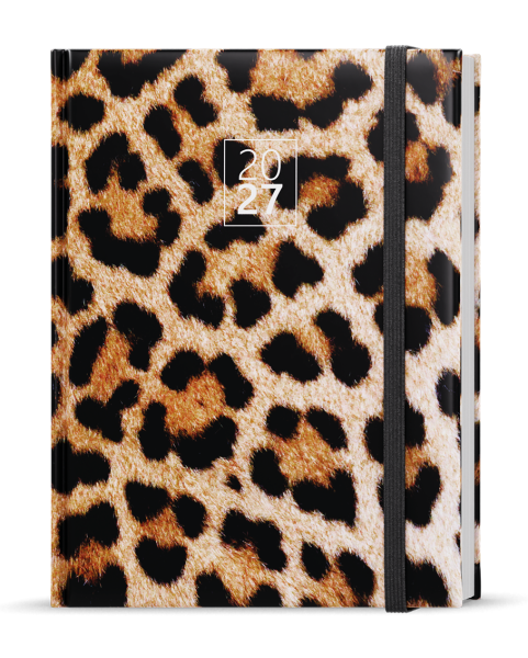 Týdenní diář 2027 Baloušek Prokop Lamino B6 Leopard