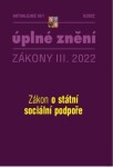 Aktualizace III/1 Zákon státní sociální podpoře