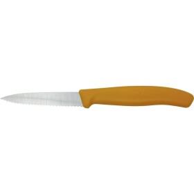 Victorinox 6.7636.L119 Loupací nůž SwissClassic oranžová - Victorinox Nůž na zeleninu vlnitý 6.7636 oranžová 8 cm