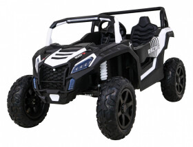 Mamido Dětské elektrické autíčko Buggy UTV Strong 24V nafukovací kola bílé