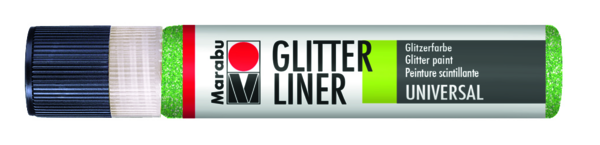 Glitter liner Marabu 25 ml - zelená kiwi 561