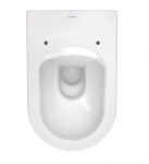 DURAVIT - ME by Starck Závěsné WC, WonderGliss, bílá 25280900001