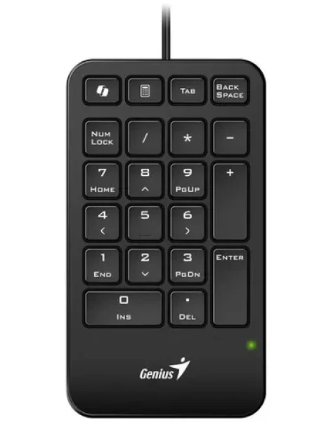 GENIUS NumPad 125 černá / Drátová numerická klávesnice / USB-C / slim design (31300019401)