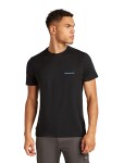 ICEBREAKER M 150 Tech Lite SS Tee IB Wordmark, Black velikost: XL