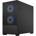 Fractal Design Pop Mini Air RGB Clear Tint černá / mATX / 2x USB 3.2 / 3x 120mm / bez zdroje / průhledná bočnice (FD-C-POR1M-06)