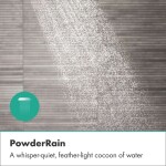 HANSGROHE - Raindance E Sprchový set s termostatem pod omítku, s tělesem, 30x30 cm, 3 proudy, kartáčovaný bronz 24623140