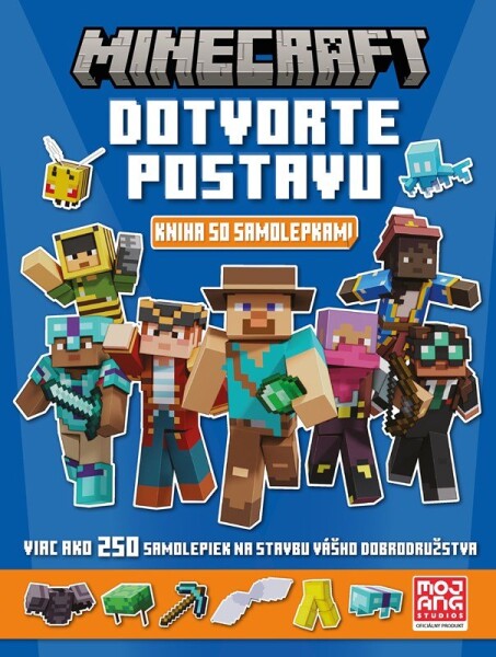 Minecraft Dotvorte postavu Kniha so samolepkami Kolektiv