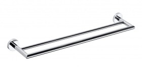SAPHO - X-ROUND dvojitý držák ručníků 600, chrom XR401