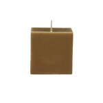 Ferm Living Svíčka Burren Block Small Bronze 7 cm, hnědá barva, vosk