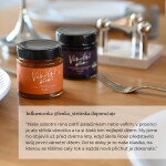 Bella Rose Vánoční džem s černým rybízem, švestkou a kardamomem 210 g, fialová barva, sklo