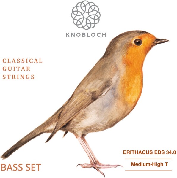 Knobloch ERITHACUS Double Silver Bass Set Medium-High Tension 34.0