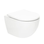 WC s prkénkem softclose závěsné SAT Fusion bílé vírové SATFUS010RTORP SATFUS010RTORP