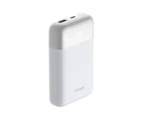 D-Link DPP-101 10000 mAh bílá / Power Bank / USB-C + USB-A / 18W PD3.0, QC3.0 / LED displej (DPP-101)