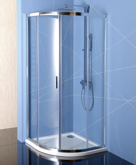POLYSAN - EASY čtvrtkruhová sprchová zástěna 800x800, L/R, čiré sklo EL2515