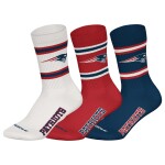 Pánské ponožky New England Patriots NFL Huddle Crew (3 páry) Velikost: 43–46