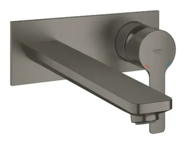 Grohe - Umyvadlová baterie pod omítku, 2-otvorová instalace, kartáčovaný Hard Graphite (23444AL1)