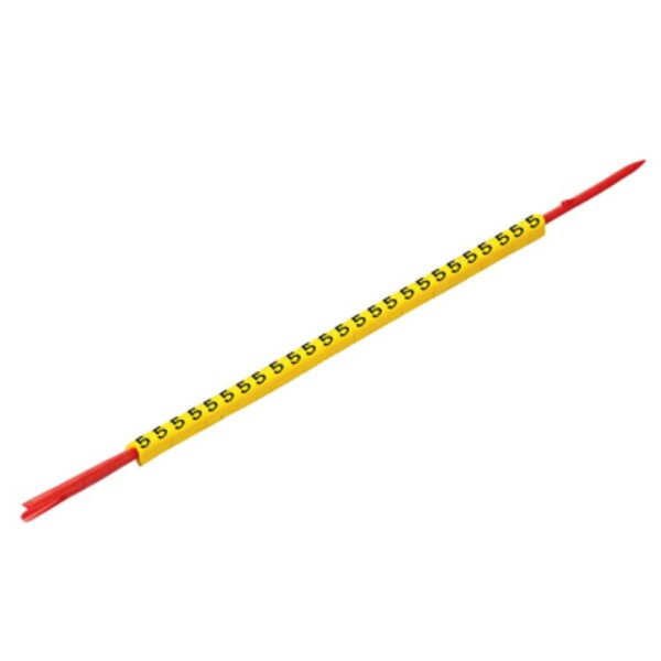 Weidmüller CLI R 02-3 GE/SW - označovací kroužek Otisk (Kabelový značkovač) - Rozsah vnějšího průměru 1.3 do 3 mm 0560001740