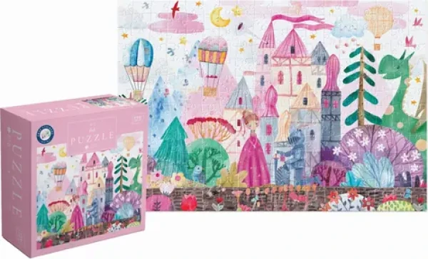 INTERDRUK Puzzle se samolepkami Zámek