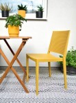 ROJA Křeslo GRID - hořčicově žlutá