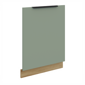 Dvířka na vestavnou myčku nádobí Aria ZM 713x596 Barva korpusu: Dub artisan, Barva dvířek: SA - Aquamarine AFM