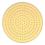 Laufen - Sprchové příslušenství Hlavová sprcha 30 cm, lesklá zlatá H3679810012321