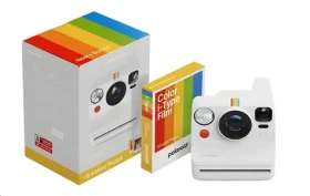 Polaroid Now+ Gen 3 bílá / Fotoaparát pro okamžitou fotografii / Bluetooth / Automatické ostření / Barevný film 8 ks (6576)