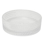 Umyvadlo na desku SAT Purity 36x36 cm čirá bez otvoru pro baterii, bez přepadu SATGLA3636T SATGLA3636T