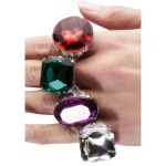 Smiffys.com Prsten barevný 1ks