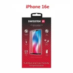 SWISSTEN FULL GLUE COLOR FRAME CASE FRIENDLY sklo pro APPLE IPHONE 16e černá (54501876)