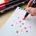 Akvarel Home Set Tombow – akvarelové fixy a papír v sadě akvarelové fixy, akvarelový papír, sada pro začátečníky, Tombow, watercolor set, lettering