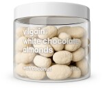 Vilgain Mandle v čokoládě – 3× bílá čokoláda posypaná kokosem 250 g